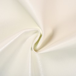 Ткань Дерматин (Кожзам) для мебели (Ширина 138см), цвет Белый (на отрез) в Голицыно