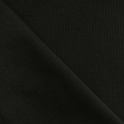 Ткань Кашкорсе, 420гм/2, 110см, цвет Черный (на отрез) в Голицыно