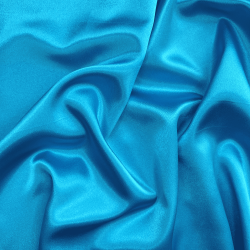 *Ткань Атлас-сатин, цвет Голубой (на отрез)  в Голицыно