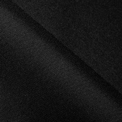 Ткань Oxford 600D PU (Ширина 1,48м), цвет Черный (на отрез) в Голицыно