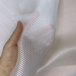 Сетка 3D трехслойная Air mesh 160 гр/м2 (Ширина 150см), цвет Белый (на отрез) в Голицыно