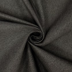 Ткань Рогожка (мебельная) (Ширина 140см), цвет Тёмно-Серый (на отрез) в Голицыно