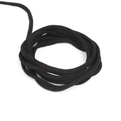 Шнур для одежды 4,5 мм, цвет Чёрный (на отрез)  в Голицыно
