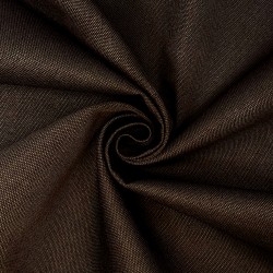 Ткань Рогожка (мебельная) (Ширина 140см), цвет Тёмно-Коричневый (на отрез) в Голицыно