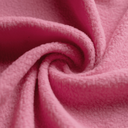 Флис Односторонний 130 гр/м2, цвет Розовый (на отрез)  в Голицыно