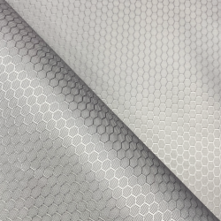 Ткань Oxford 300D PU Рип-Стоп СОТЫ, цвет Светло-Серый (на отрез) в Голицыно