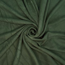 Ткань Флис Односторонний 130 гр/м2 (Ширина 150см), цвет Темный хаки (на отрез) в Голицыно