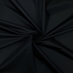 Ткань Дюспо 240Т  WR PU Milky (Ширина 150см), цвет Черный (на отрез) в Голицыно