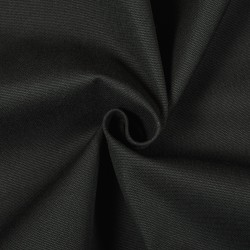 Ткань Канвас 35/65 (Ширина 150см), цвет Черный (на отрез) в Голицыно
