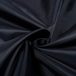 Ткань подкладочная Таффета 190Т (Ширина 150см), цвет Темно-Синий (на отрез) в Голицыно