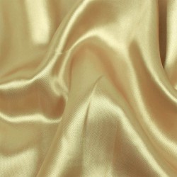Ткань Атлас-сатин ЛЮКС, цвет Золотой (на отрез)  в Голицыно