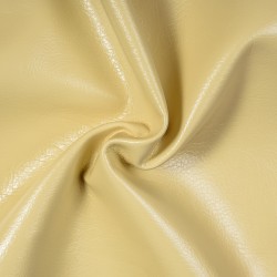 Ткань Дерматин (Кожзам) для мебели (Ширина 138см), цвет Кремовый (на отрез) в Голицыно
