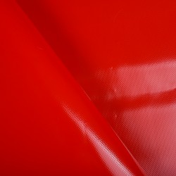 Ткань ПВХ 450 гр/м2, Красный (на отрез)  в Голицыно