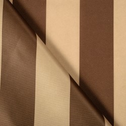 Ткань Oxford 300D PU (Ширина 1,48м), Бежево-Коричневая полоса (на отрез) в Голицыно
