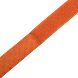 Контактная лента 25мм  Оранжевый (велькро-липучка, на отрез)  в Голицыно