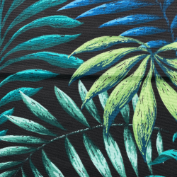 Интерьерная ткань Дак (DUCK) (ширина 1,8м), принт &quot;Тропические листья&quot; (на отрез) в Голицыно