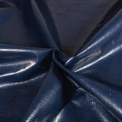 Тентовое полотно Тарпаулин 180 г/м2 (Ширина 2м), цвет Темно-Синий (на отрез) в Голицыно