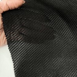 Сетка 3D трехслойная Air mesh 165 гр/м2, цвет Черный (на отрез)  в Голицыно